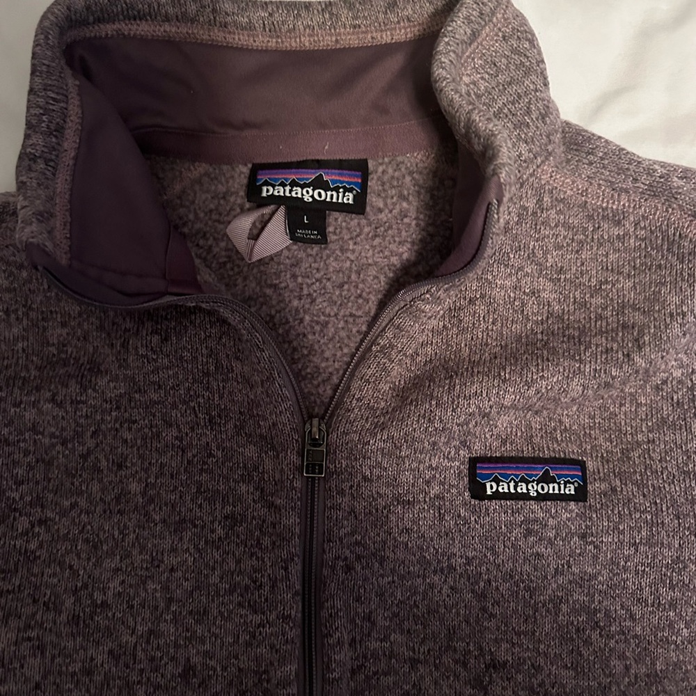 Patagonia Women's Utility Jacket in Heathered Purple - Picture 2 of 2